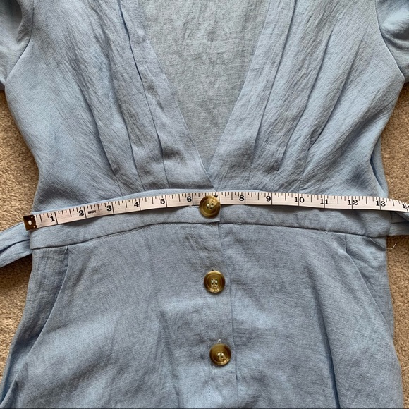 Honey Boutique Essue Blue Dress with Buttons Small - Picture 14 of 15